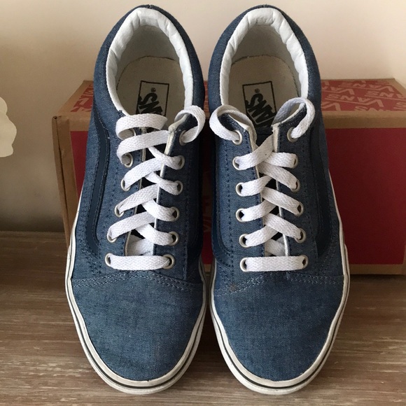 VANS Old Skool Chambray Blue - Picture 3 of 8